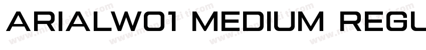 ArialW01 Medium Regular字体转换